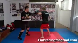 High Kick Defense drill: duck under to kick