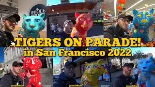 2022 Year of the Tiger - Tiger on Parade - All 6 San Francisco Tigers