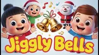 Jiggly Bells Song 🔔 | Fun #christmas  #rhymes  for Kids | #nurseryrhymes by @Rhymiokidss