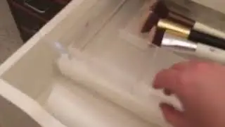 Clear Plastic Makeup Organizer