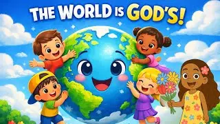 For Kids  Psalm 24:1 Song  The World Belongs to God 🌍  Bible Verse Song