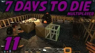 7 Days to Die Alpha 12 Husband & Wife Multiplayer / Let's Play (S-12) -Ep. 11- Making a Home