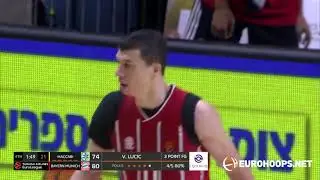 Maccabi Playtika Tel Aviv - FC Bayern Munich 82-85: Vladimir Lucic (26 points)