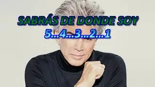 ADIVINA DE DÓNDE SOY - JOSÉ LUIS RODRÍGUEZ - KARAOKE (SONIDO ORIGINAL HD - HQ)