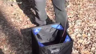 Cubo plegable para hondillas