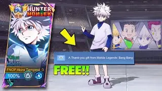 WTF! HUNTER X HUNTER KILLUA HARITH SKIN IS INSANE!🔥 - MLBB