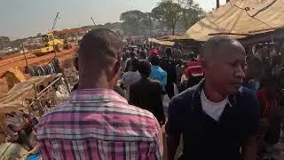 Towards the demolished Tsoka Bridge from Area 2 in Lilongwe City, Malawi - Walking Tour 4K