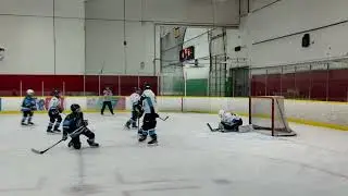 Marcus U13C hockey goaltend highlight 2025-10-09