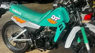 Dirt bike Rebuild 1990 DT 50 LC restoration 2 stroke vintage motorcycle restoration.