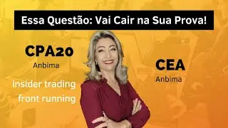 Insider Trading e Front Running - Vai Cair Na Sua Prova