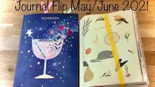 Creative Journal Flip Through&hellip;..May/June 2021(Final Few Pages!!) & Introducing My New Journal 😁🦋