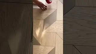 Wooden plank floor installation that looks clean and elegant