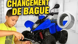 TUTO 🔧 Entretenir sa colone de direction, changement bague de direction #quads #tutorial #fyp #pov 