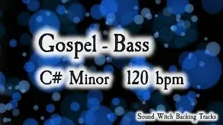 Gospel Backing Track in C# Minor | No Bass | 120 BPM