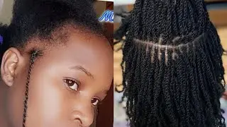 Is your Natural Hair light and Soft (Can't hold any Gel)for Micro Twist Hairstyle?? Do this instead!