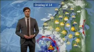 Nils Holmqvist meteorolog sjuk under s&auml;ndning