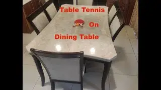 Table Tennis on Dining Table ,wfh side effects #Lockdown #Timepass #Funny