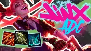 THE LONG RANGE CRIT POKE CARRY MACHINE!! - Jinx ADC - League of Legends