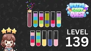 Water Sort Quest Level 139 Solution Walkthrough
