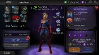 Upgrading popular characters on the Last Day of DC Legends Mobile