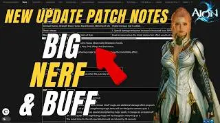 AION 2 HUGE PATCH! Assassin BUFFED to GOD Tier &rarr; Sorcerer NERFED Hard + Macro Changes & Stigma Reset