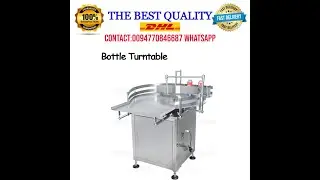 Automatic Round Rotary Plastic Glass Bottle Unscrambler Food Packing Sorting Turntable Table Machine