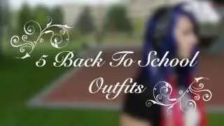 5 back to school outfits