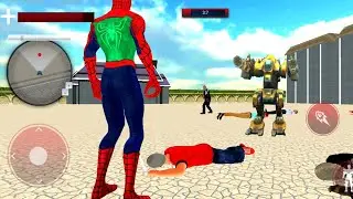 City Rescue Spider Robot Super Hero Game | Flying Spider Superhero City Battle - Android GamePlay