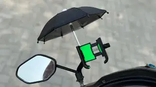 Umbrella ☂️ Phone Holder 😲 | Giveaway 🤩 | Honda Activa Modification | Techno Khan