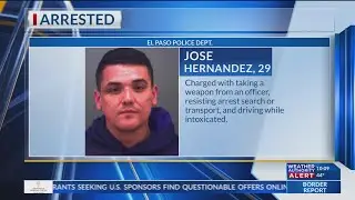 EPPD: Drunk driver takes taser away from officer, fights them during arrest