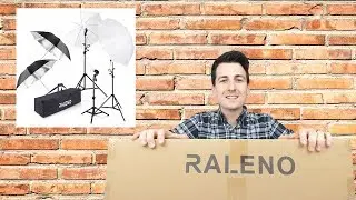 BEST BUDGET UMBRELLA LIGHT KIT | RALENO Studio Light Kit Setup Review