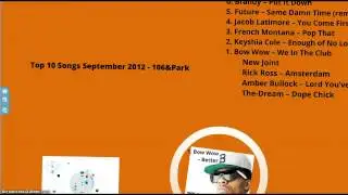 Top 10 new songs - September 2012 106&Park Music