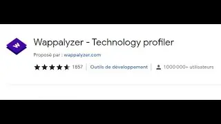 Wappalyzer اعرف لغة برمجة و التقنيات المستخدمة في بناء المواقع | Verifier les technologies d'un site
