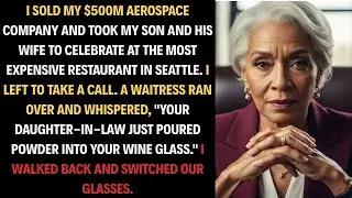 My Son's Wife Poisoned My Wine to Steal My $500M Company — I Switched Our Glasses at Dinner