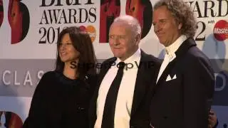 Anthony Hopkins, Andre Rieu at Classic Brit Awards 2012 a...