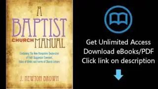 Download The Baptist Church Manual PDF