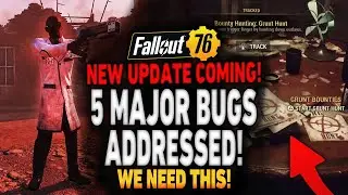 На следующей неделе в Fallout 76 выйдет новое исправление, устраняющее основные ошибки!