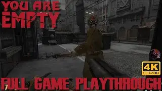You Are EMPTY (2006) full playthrough longplay 4K & 4x AI upscale texture pack