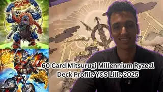 60 Card Mitsurugi Millennium Ryzeal Yu-Gi-Oh! Deck Profile YCS Lille 2025 - JY Sharif