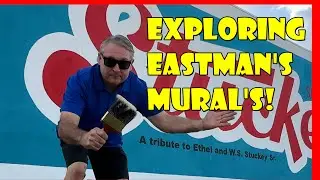 Eastman's 7 Murals! Exploring a town in Georgia, USA, 2023