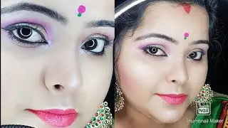 Durga Pujo Special #Makeup #Indian