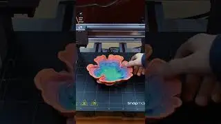 3d printed organic bowl timelapse