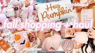 Aesthetic Pink Shopping for Fall- Target, TJ Maxx & More 2024 Finds | Roxy James #fallshopping #haul