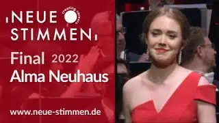 NEUE STIMMEN 2022 – Final: Alma Neuhaus sings 