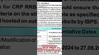IBPS RRBS Recruitment 2024
