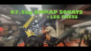 SQUAT DAY 97 5KG AMRAP