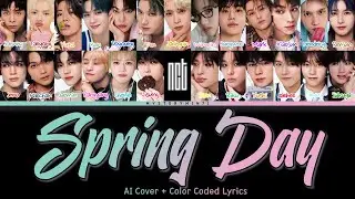 NCT OT25 - Spring Day (BTS) | AI Cover + Color Coded Lyrics