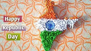 India Map Drawing/ India Map Craft Ideas/ Republic Day Drawing/Independence Day Drawing