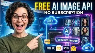 Build a FREE AI Image API with Colab