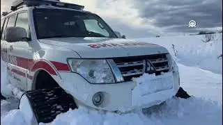 Karda Zamanla Yarış | Bolu 112 Acil Sağlık Görev Başında